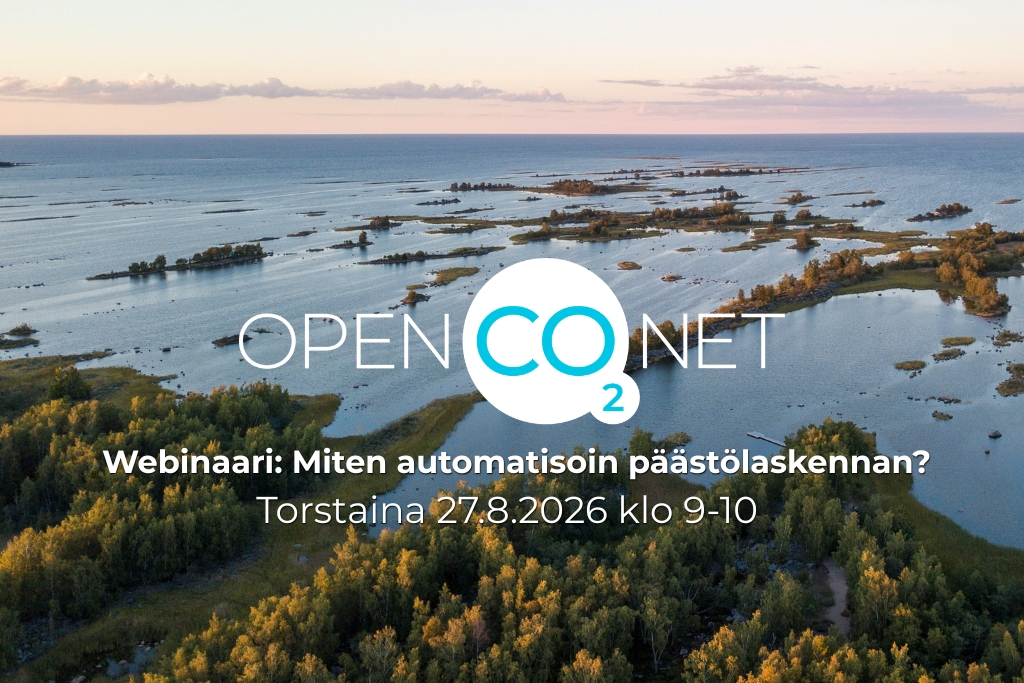 Päästölaskennan automatisointi OpenCO2net